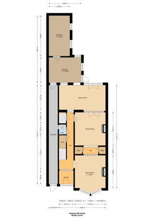 Floor plan - Haagweg 369, 4813 XC Breda 